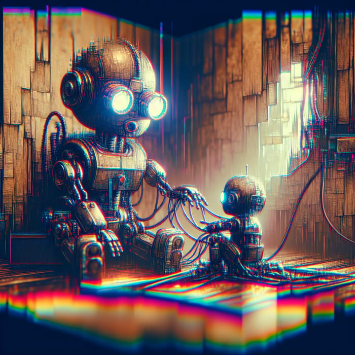Adorable Steampunk Mechanical Entity in Distress | AI Art Generator ...