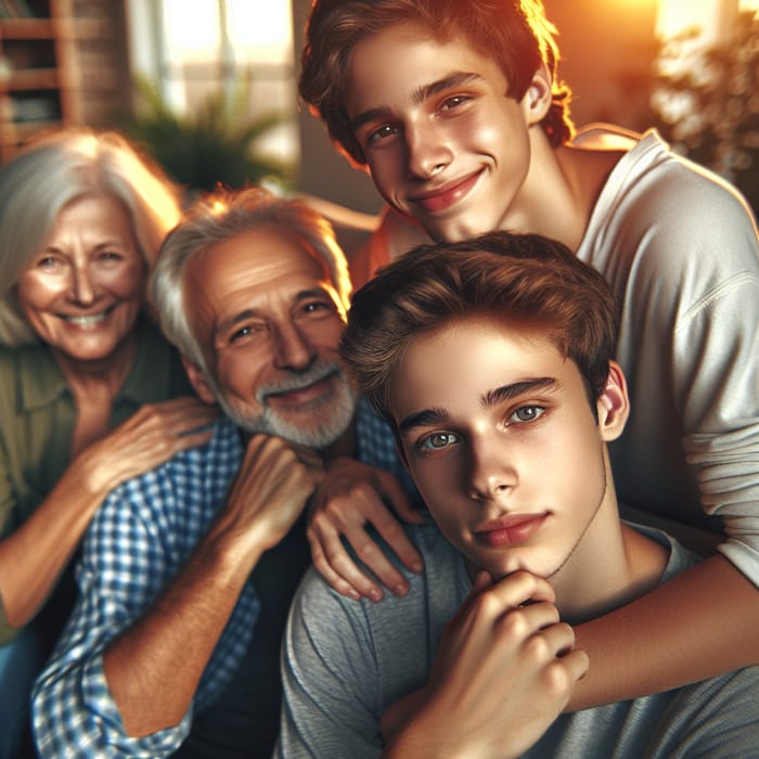Heartwarming Family Portrait | Relaxed Bonds in 8k Resolution