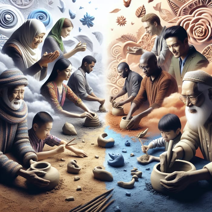 Molding Life: Creating Beauty or Destructive Chaos - Human Pottery