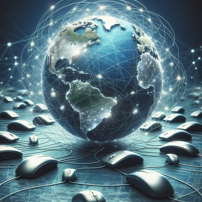 Exploring the Internet: Global Data Transmission Visualized