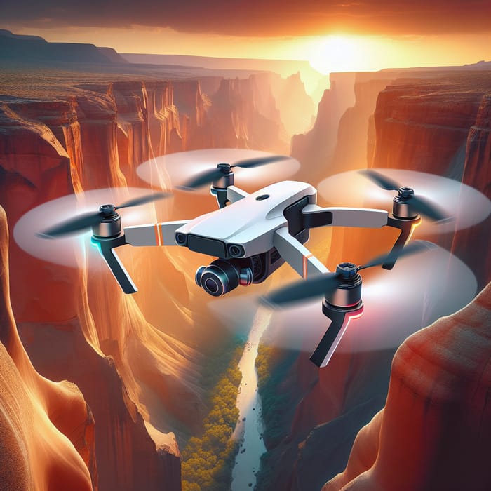 FPV Drone Defying Gravity in Risky Flight Maneuver
