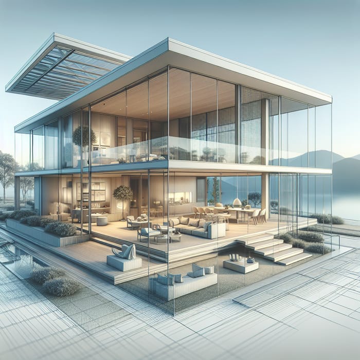 Modern House Design with Rooftop Garden & Stunning Views