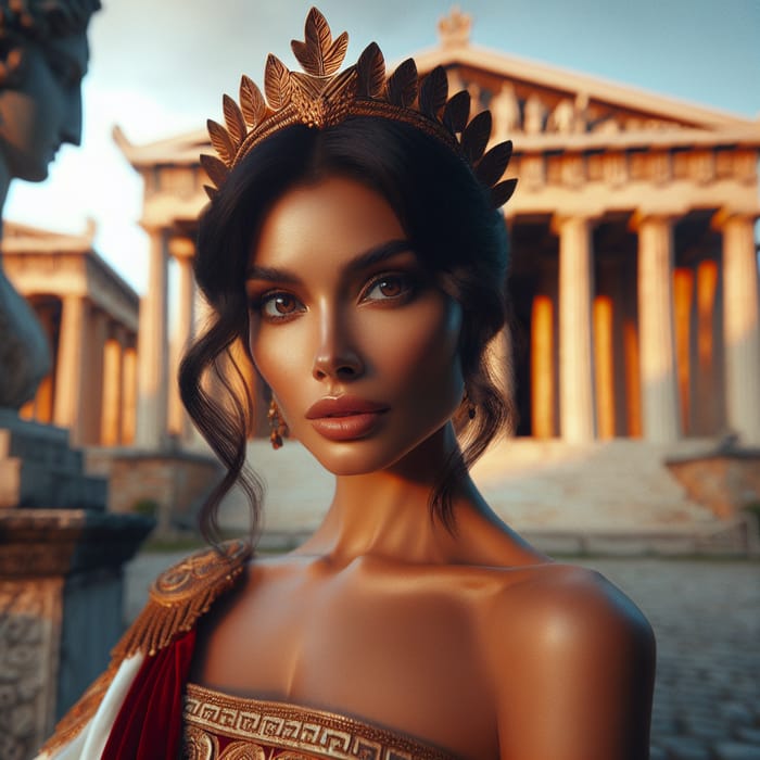Enchanting Greek Goddess Beauty in 8K Resolution - Mythical Allure