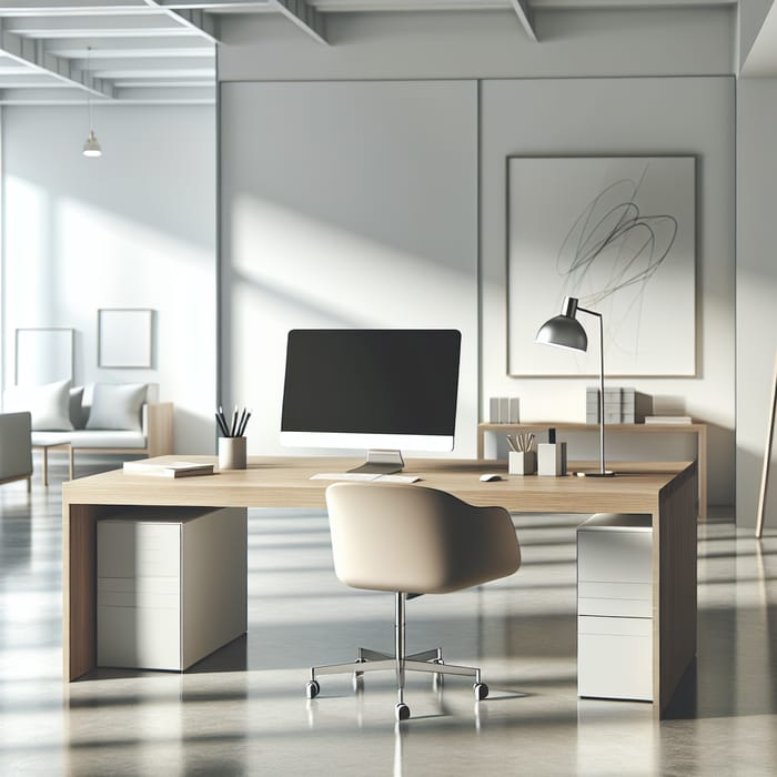 Minimalistic Workplace Design for Calm Focus