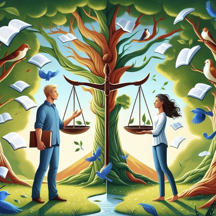 Illustrating Ethics | Justice, Fairness, Equality Scene