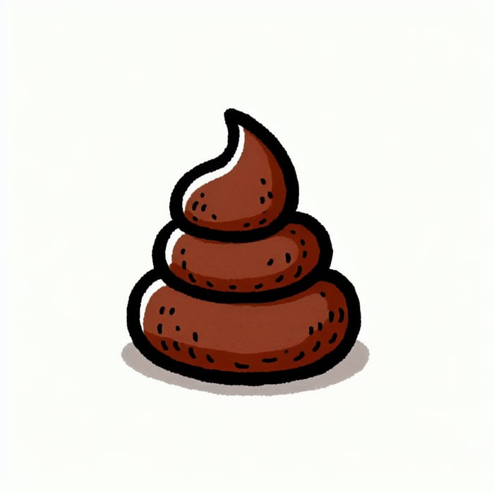 Cute and Whimsical Poop Doodle Drawing