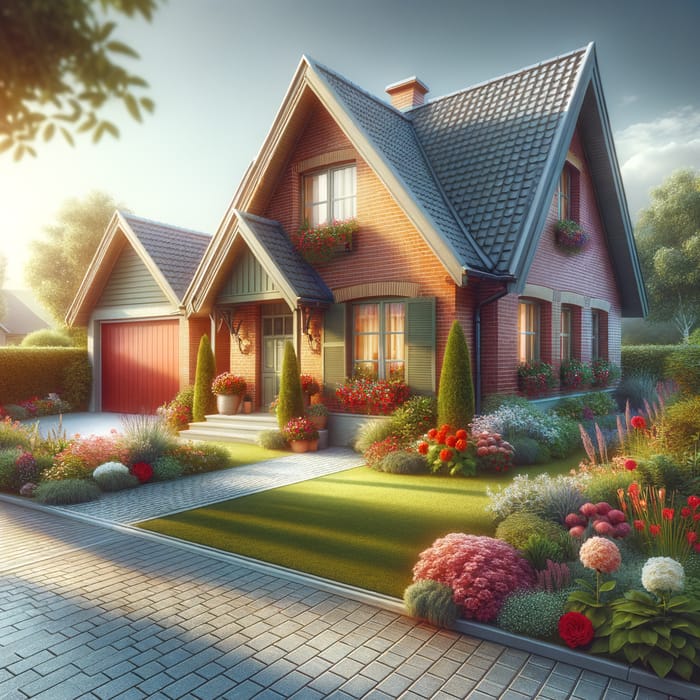 Charming Suburban House with Garden