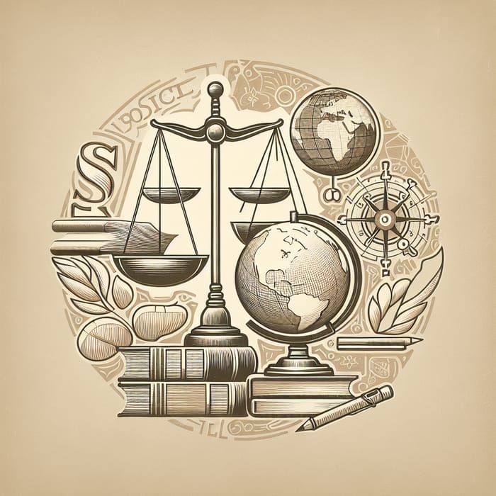 Political Science Symbolism: Law, International Relations, Education