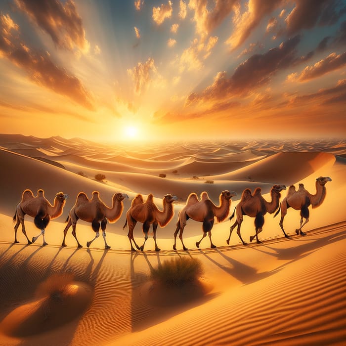 Stunning Camels in Dubai Desert: A Visual Journey