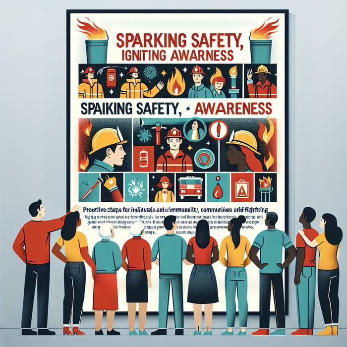 Sparking Safety: Fire Prevention & Awareness Poster | Fire Prevention Measures