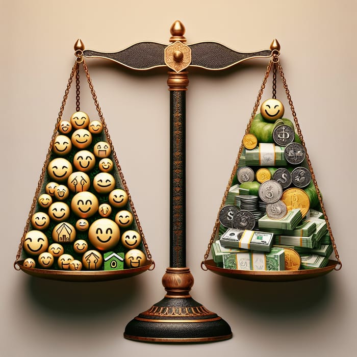 Balance of Happiness and Wealth: Emotional Fulfillment vs Financial Abundance