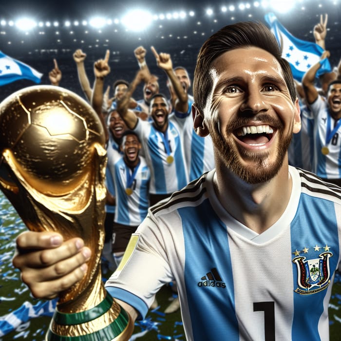 Honduran FIFA World Cup Champion: Celebrating Victory Like Messi