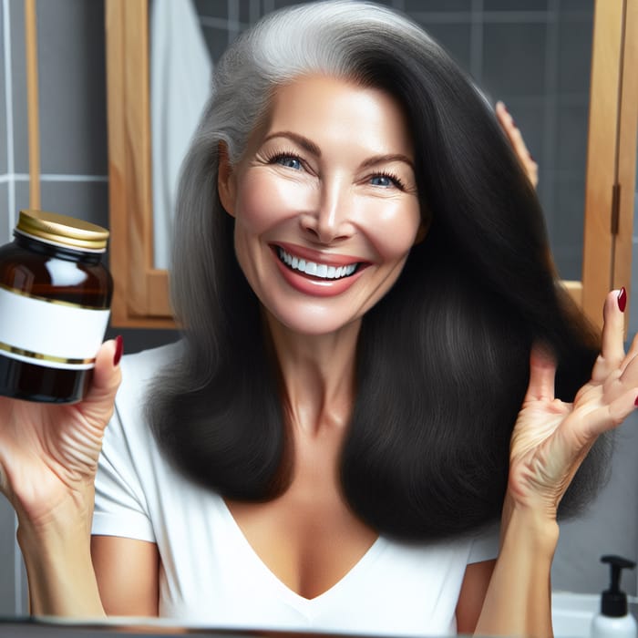 Transform White Hair to Black with Herbal Product: Amazing Results