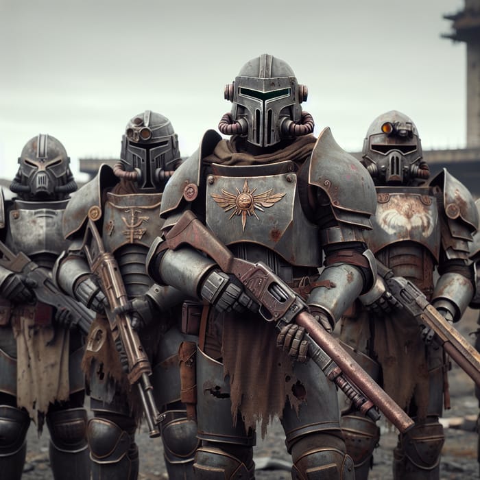 5 STALKER Templars: Post-Apocalyptic Rugged Knights