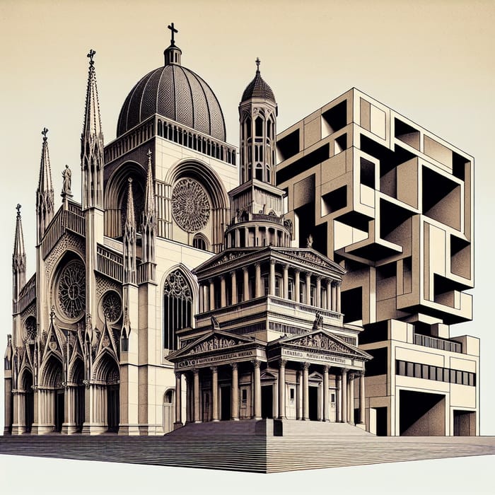 Chiesa S. Massimiliano Kolbe + Museo della lettura Schiller + Zollverein Cube Architecture
