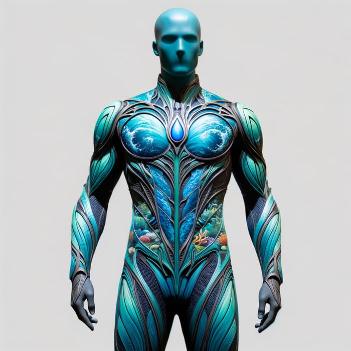 Anton's Aqua-Themed Suit for Ultimate Ocean Exploration