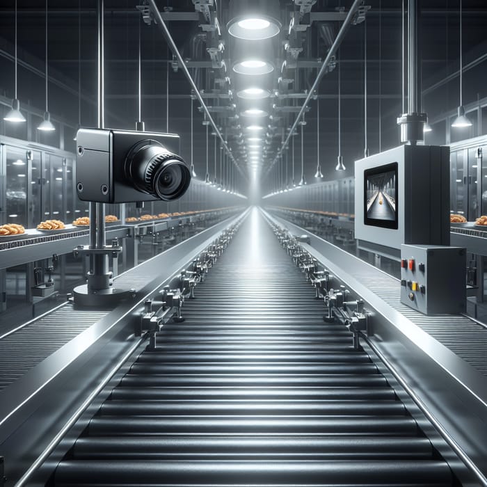 Efficiency in Industrial Photography: Food Conveyor System Integration