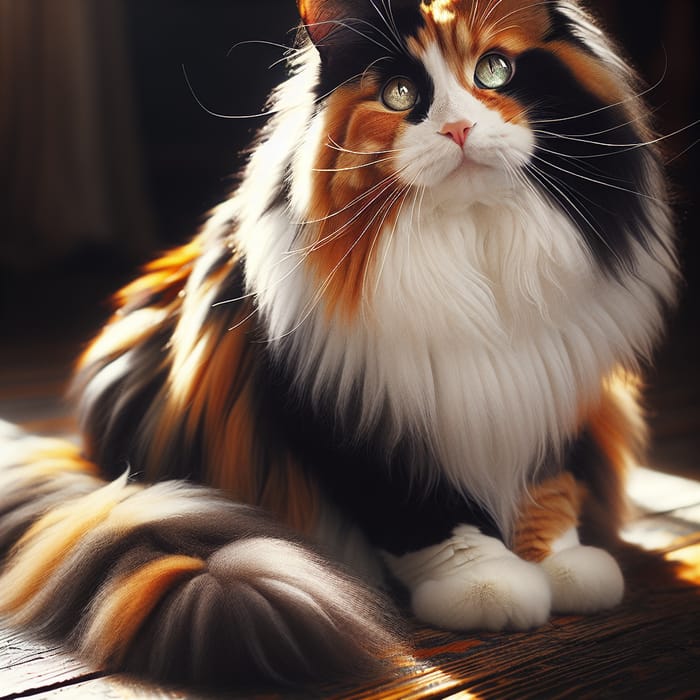 Adorable Calico Cat | Playful & Inquisitive