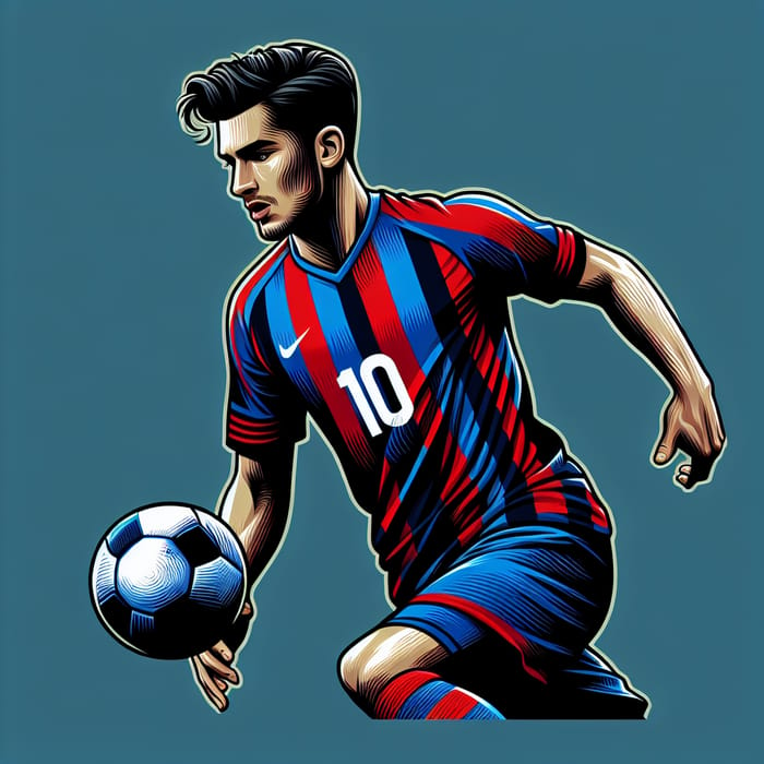 Messi: Professional Soccer Player in Action