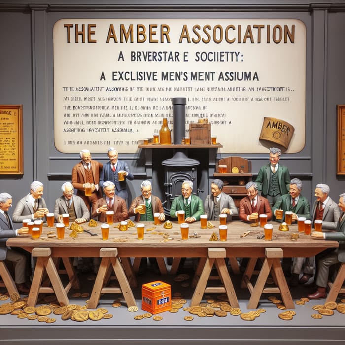 The Amber Group: Men's Investment Club Enjoying Beer and Meals