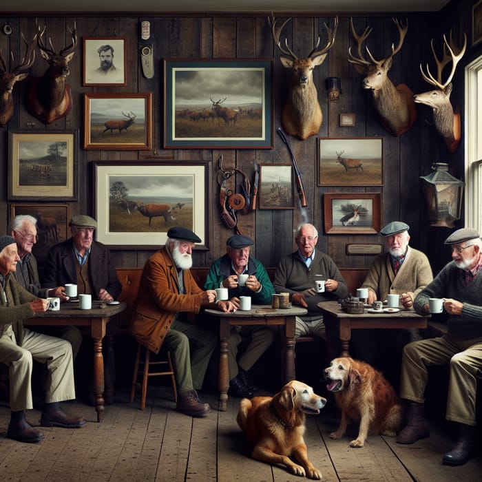 Manly Men of Bear Claw Militia: Coffee, Pastries, & Hunting Tales
