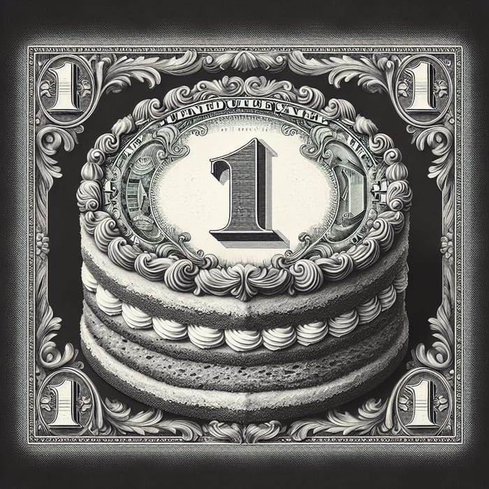 1 Dollar Bill Cake | Realistic and Delicious Design
