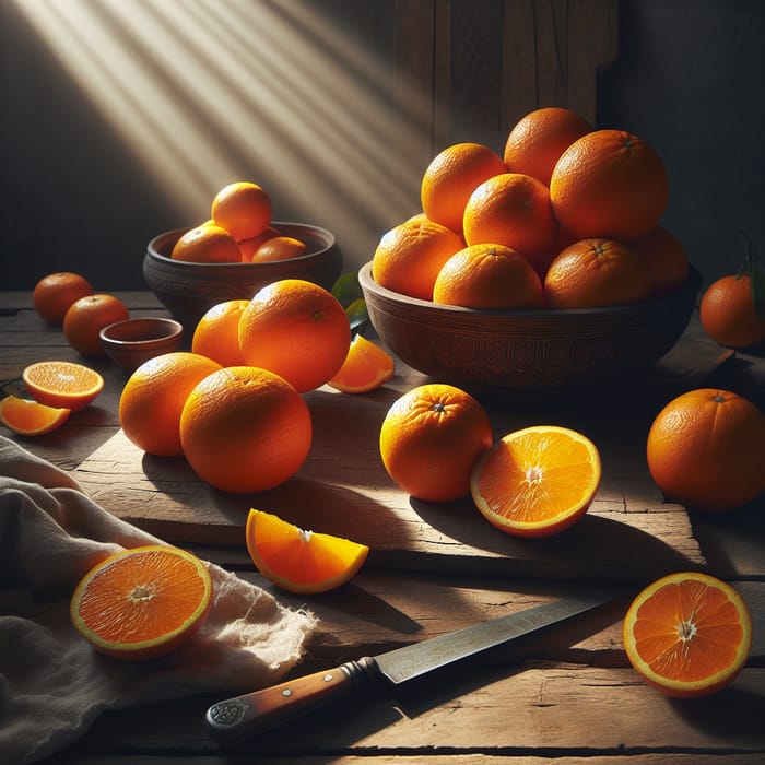 Fresh Oranges: Wholesome & Homey Citrus Image