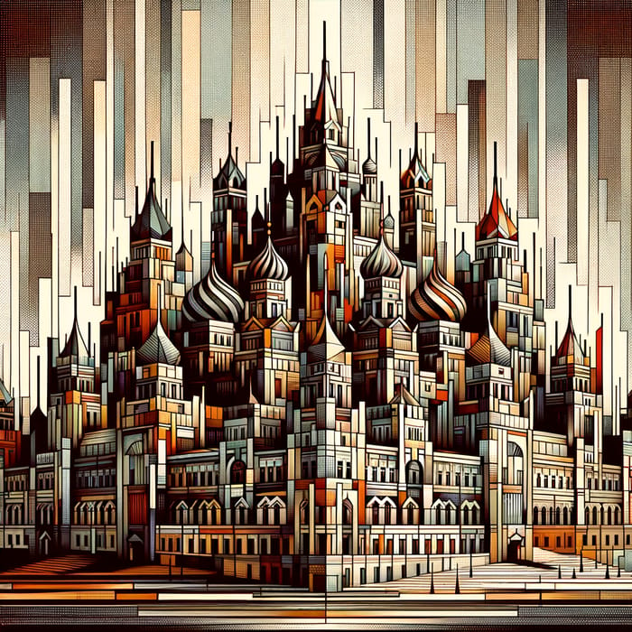 Geometric Moscow Kremlin | Political Agitation USSR