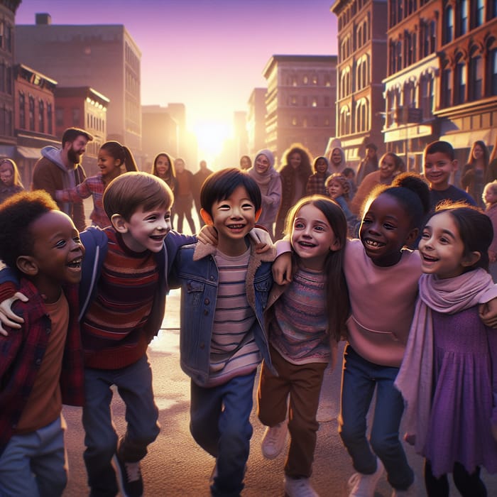 Hopeful Children: Embracing Diversity and Innocence
