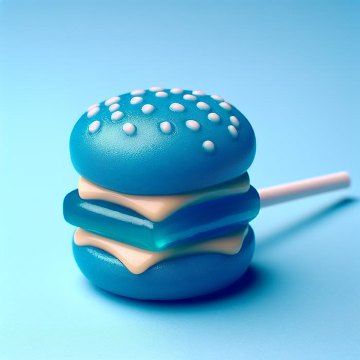 Blue Burger Bubblegum Stick - Unique Flavour Twist