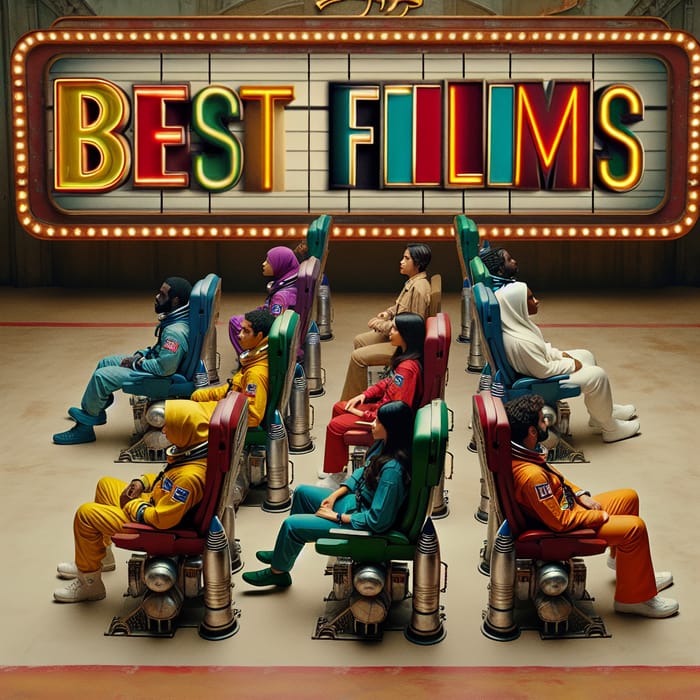 Vibrant Rocket-Powered Chairs at BestFilms - A Cinema Marvel