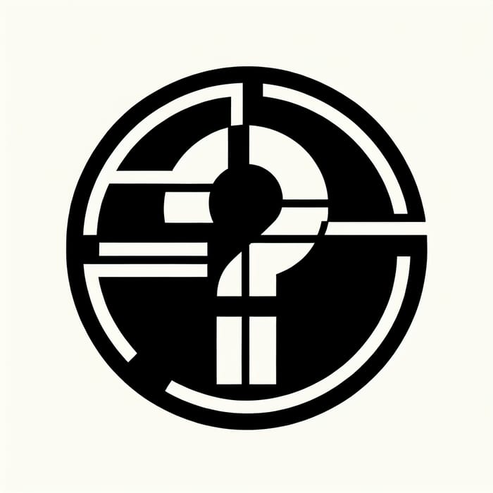 Russian Constructivism Question Mark Logo
