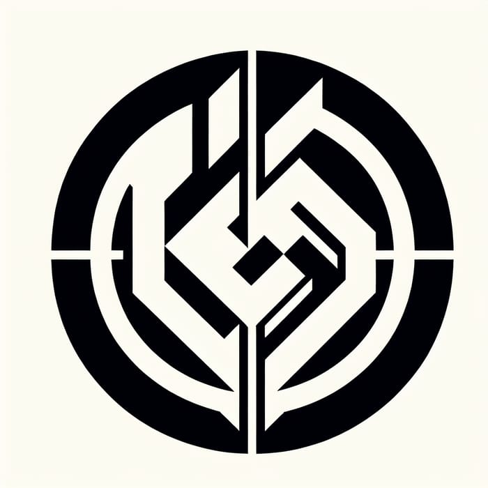 Bold Russian Constructivist Social Media Logo Design
