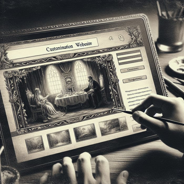 Vintage Customization of Website Pages | Chiaroscuro Art