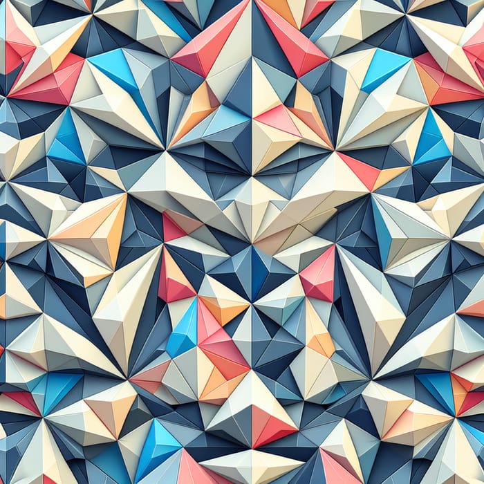 Seamless Triangle Pattern Vector Design Images, Simple Drawing