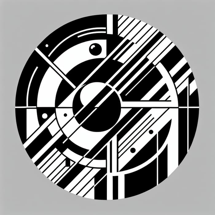 Circular Logo | Absence of Time | Russian Constructivism