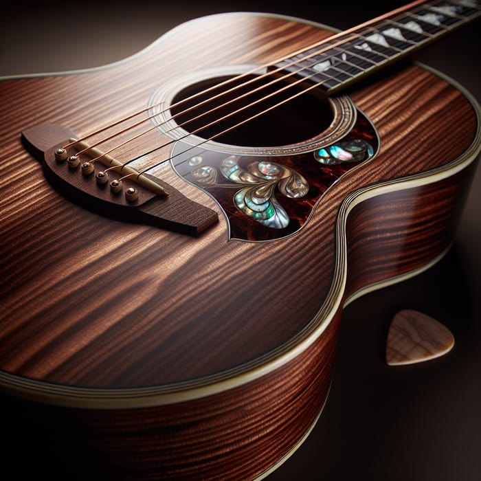 Handcrafted Mahogany Acoustic Guitar