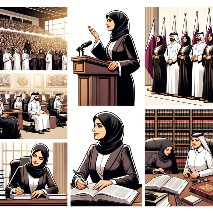 Qatari Women in Political Involvement: A Visual Representation