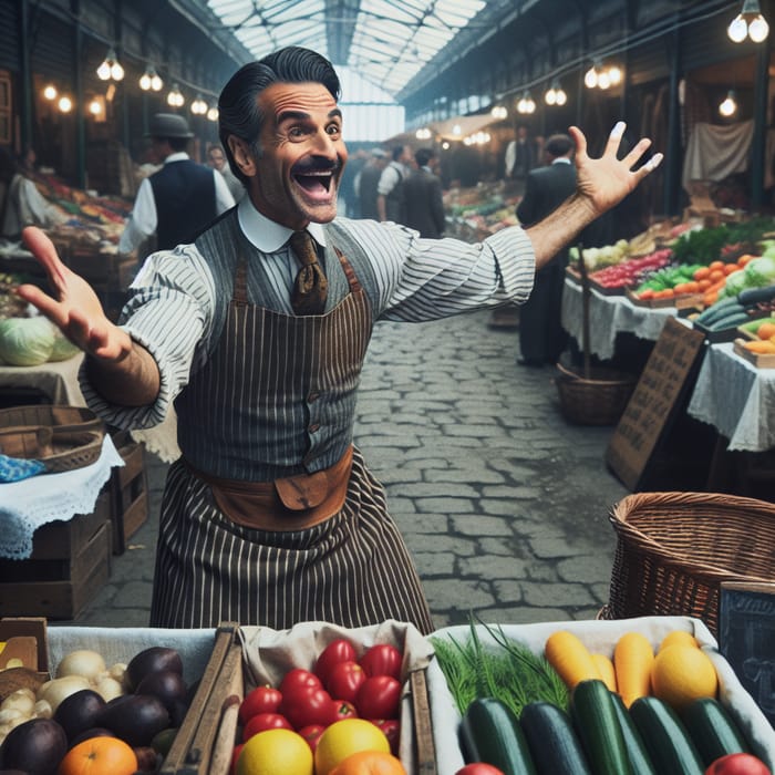 Marktschreier Marvin: The Energetic Market Seller