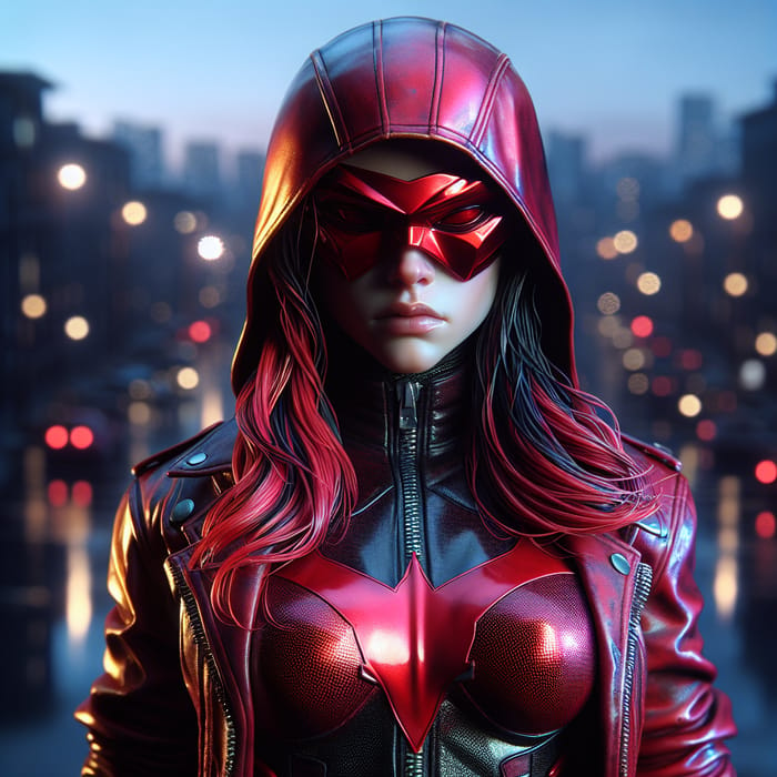 Female Red Hood: The Vigilante of Dusk in Crimson