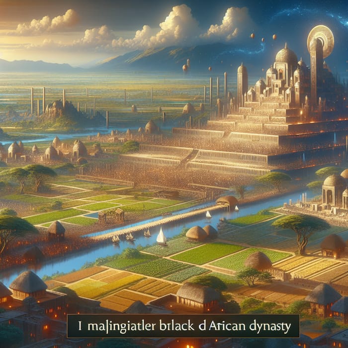 Opulent Black African Dynasty - Vast Wealth and Architectural Marvels