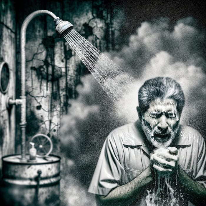 Dramatic Post-Apocalyptic Horror: Toxic Gas Shower Scene