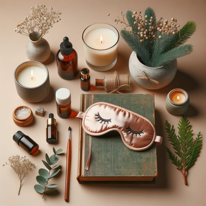 Self-Care Collection: Book, Candles, Essential Oils, and More