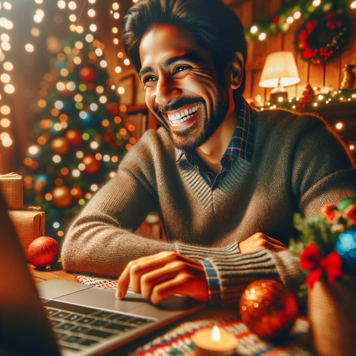 Joyful Festive Virtual Consultation with Holiday Decor