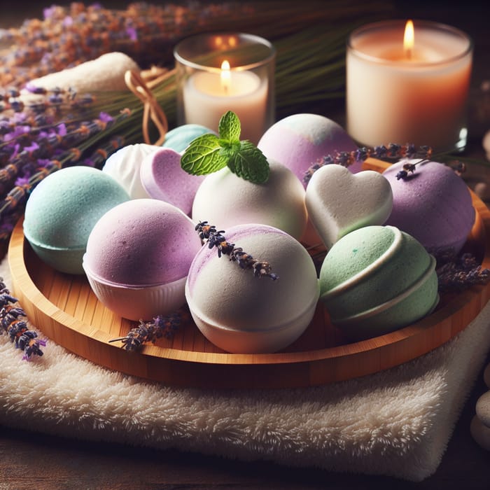 Relaxing Natural Bath Bombs | Fresh Spa Collection