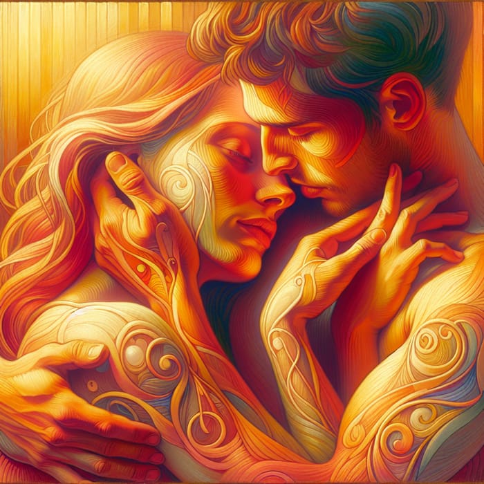 Tender Embrace: A Fine Art Love Portrait