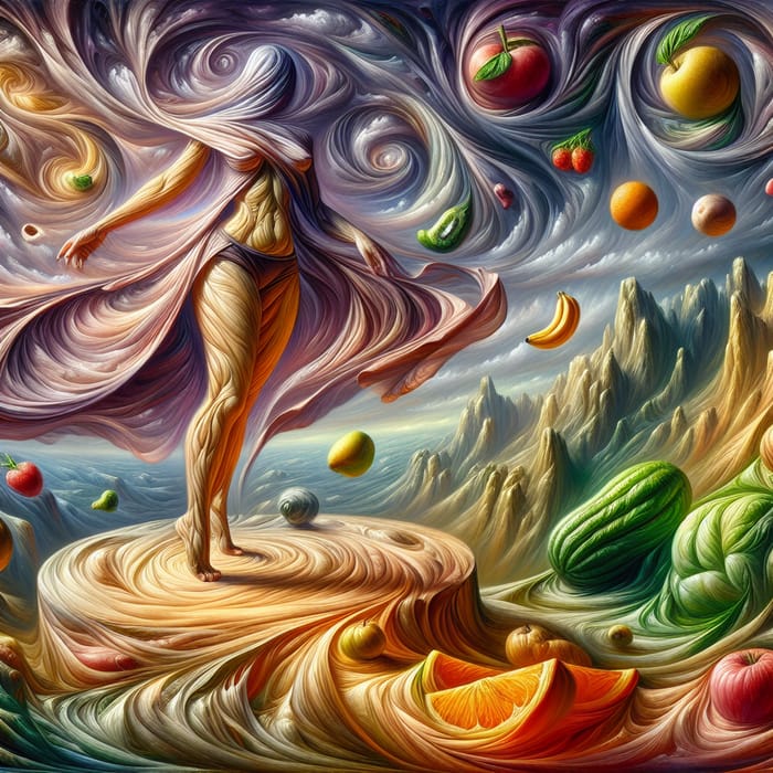 Expressive Surrealism: Explore Weight Loss Journey