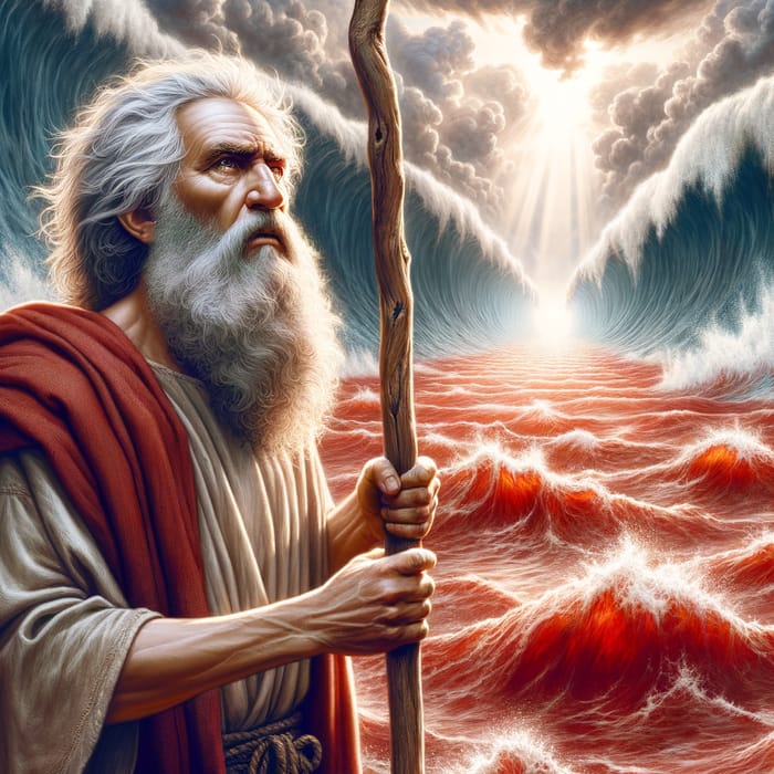 Moses Parting Red Sea | Divine Intervention Scene