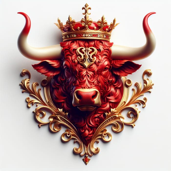 Majestic Red Bull Coat of Arms