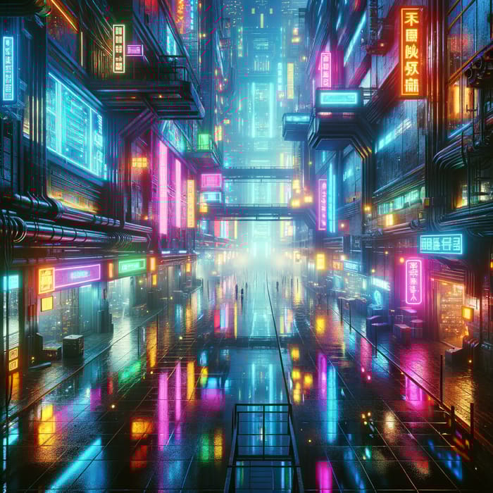 Neon lights cyberpunk sale